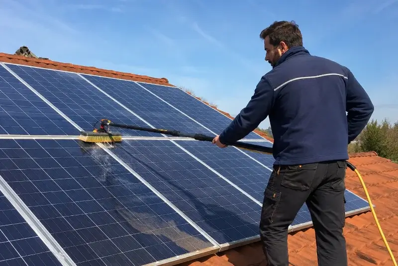 Nettoyage et entretien de panneaux solaires à Rochetaillée-sur-Saône